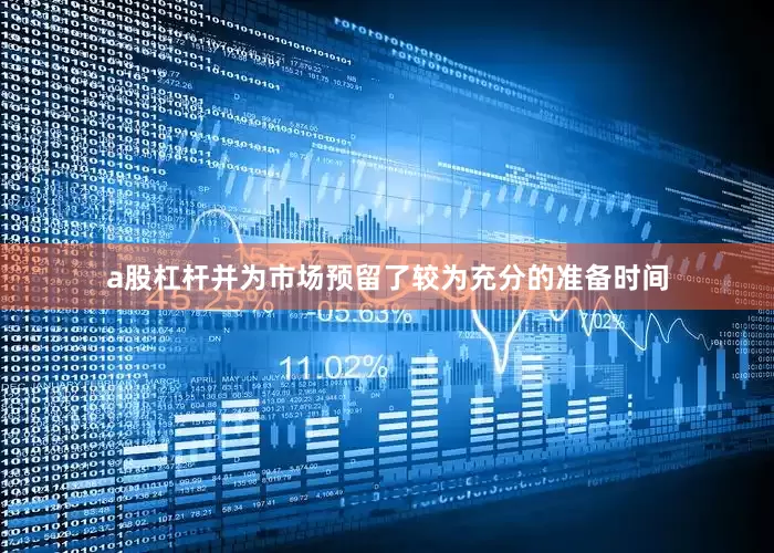 a股杠杆并为市场预留了较为充分的准备时间